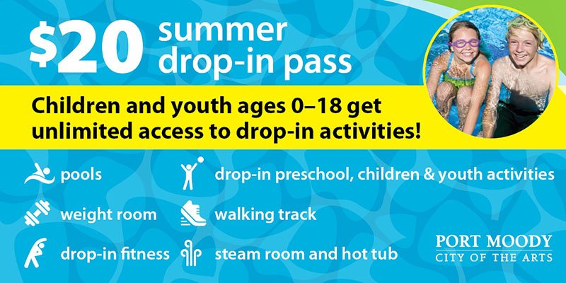 $20 Summer Child and Youth Recreation Pass