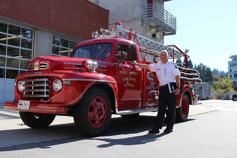 Port Moody thanks Fire Chief Ron Coulson for his service in advance of retirement