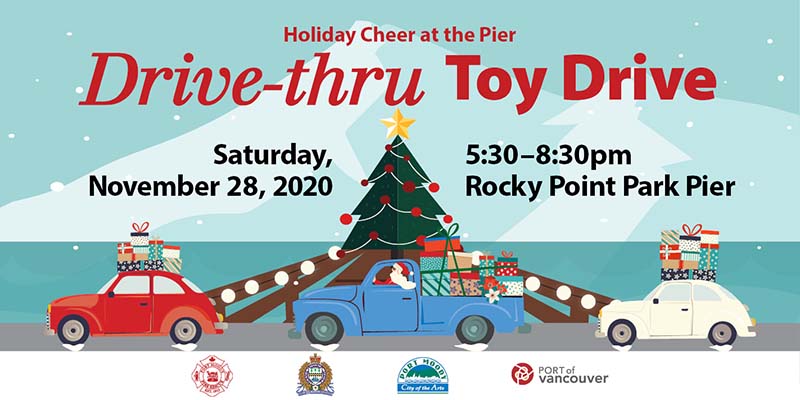 Help bring holiday cheer to families in need by participating in our drive-thru toy drive Nov. 28