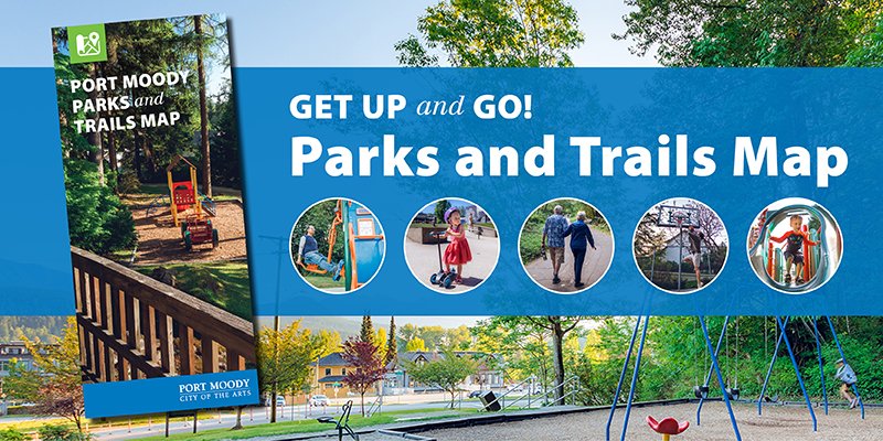 Get up and go this summer with our new parks and trails map