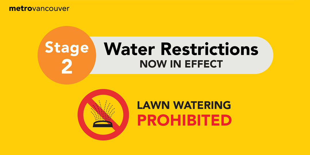 Water restrictions now in effect