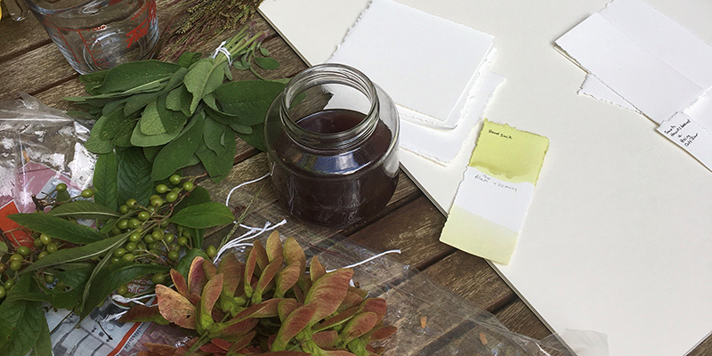 Natural ink making supplies