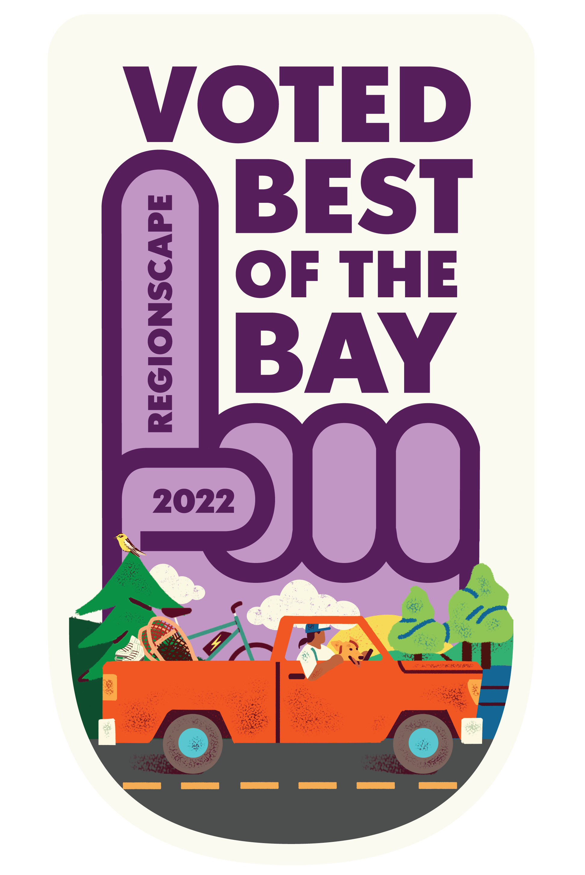 2022 Best of the Bay award graphic.