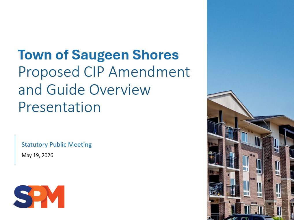 Title Page of Proposed CIP Amendment and Guide Overview Presentation for the Statutory Public Meeting on May 19th, 2026.