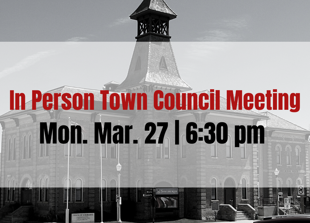 Shelburne Council Meeting March 27, 2023