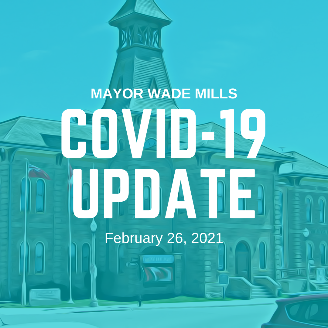 Mayor Covid 19 update Feb 26 2021