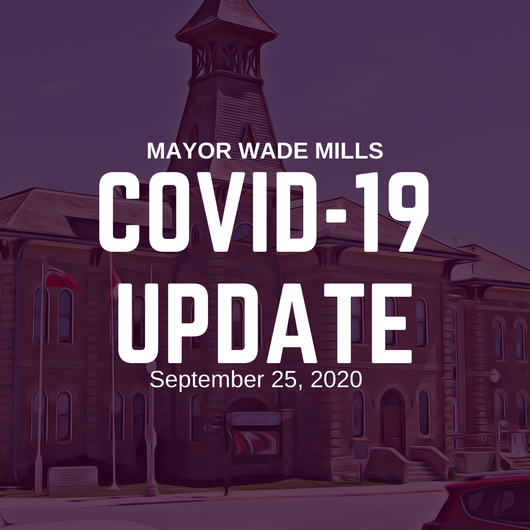 Mayor Wade Mills Covid 19 Update September 25