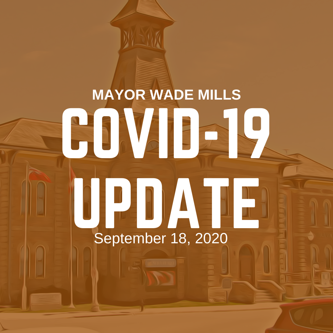Mayor Wade Mills Covid-19 Update September 18