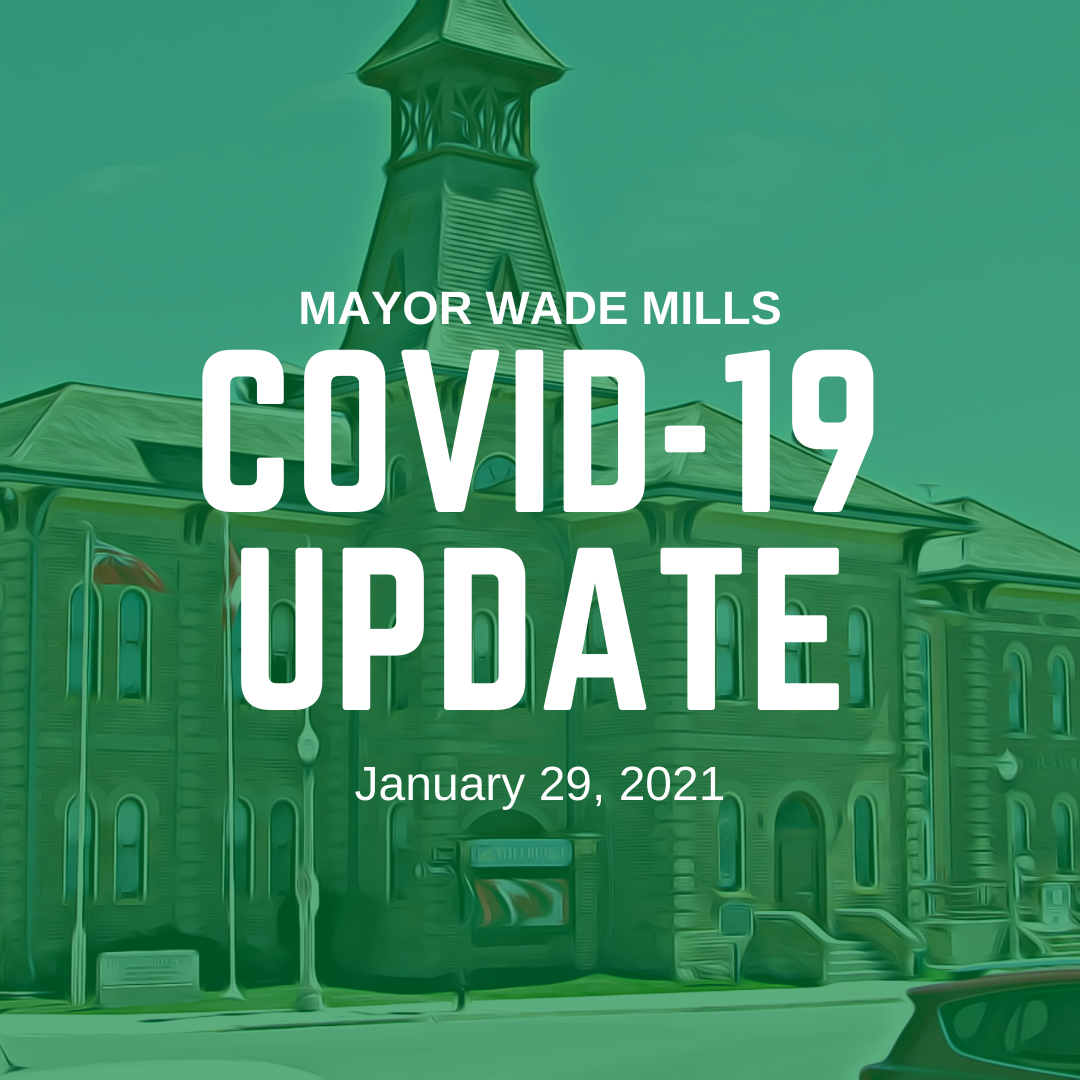 Mayor Covid 19 update January 29, 2021