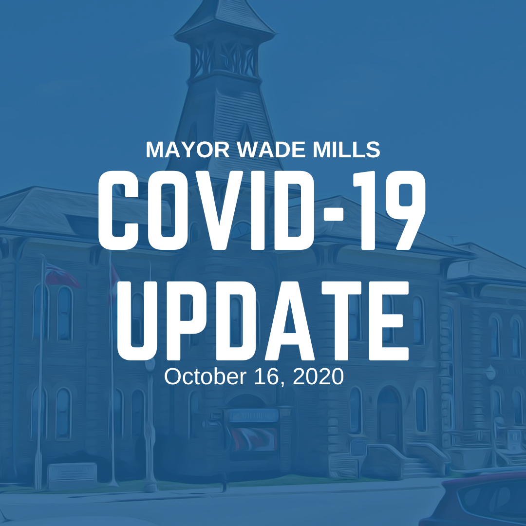 Mayor Wade Mills Covid 19 update October 16