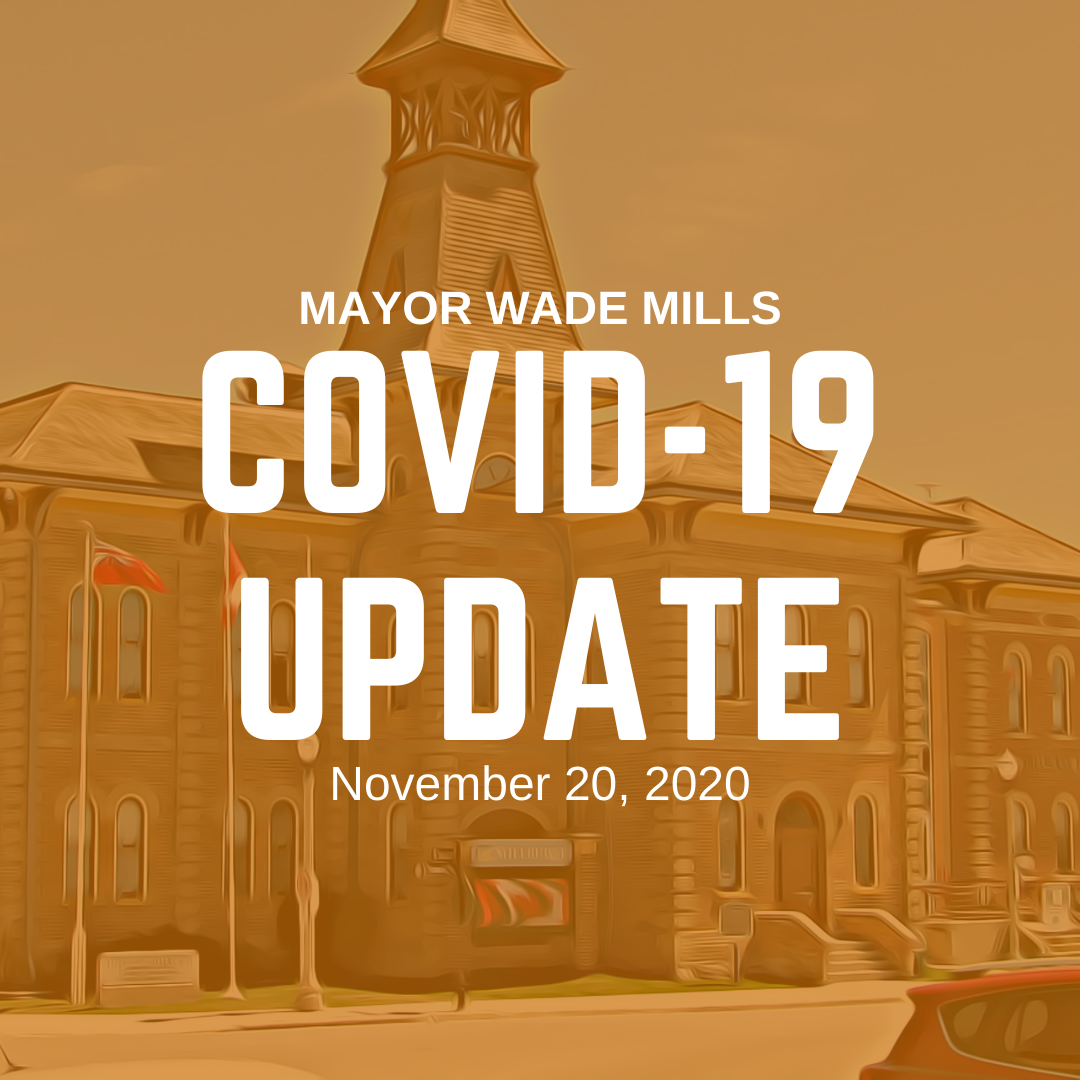 Mayor Wade Mills Covid 19 update November 20