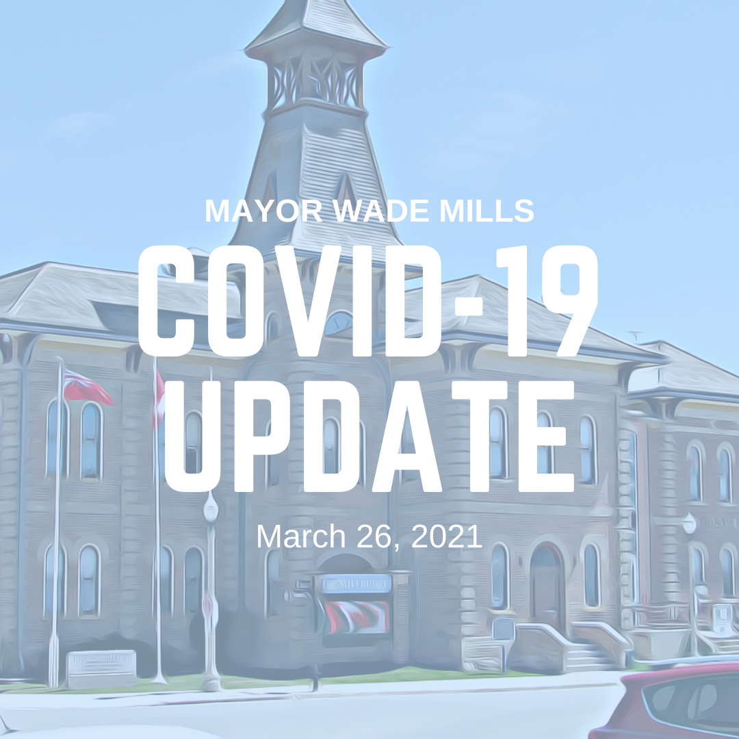 Mayor Covid 19 update March 26, 2021