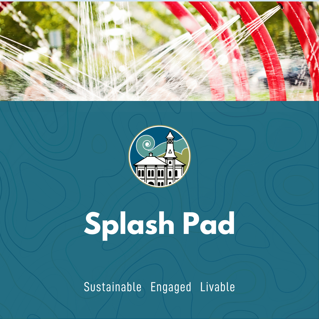 Splash Pad Ribbon Cutting