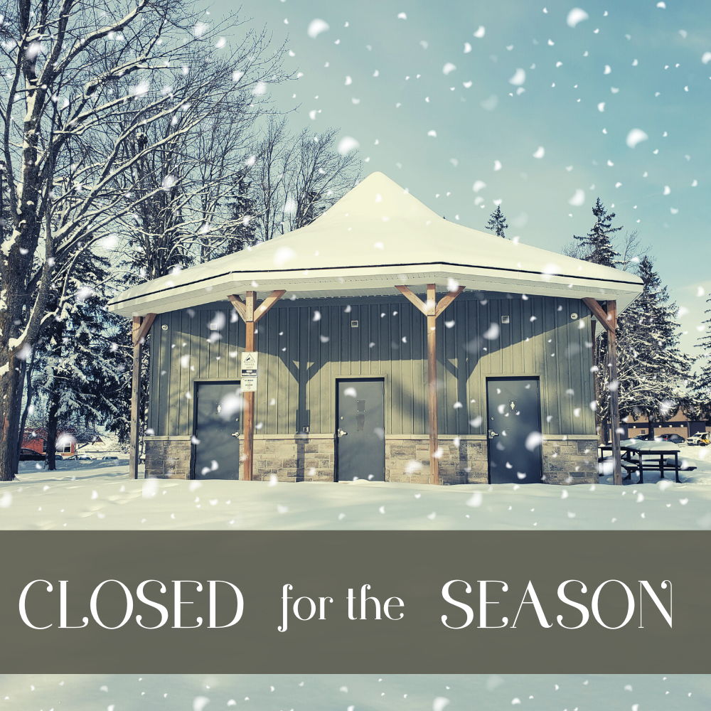 Closed for the season, winter picture
