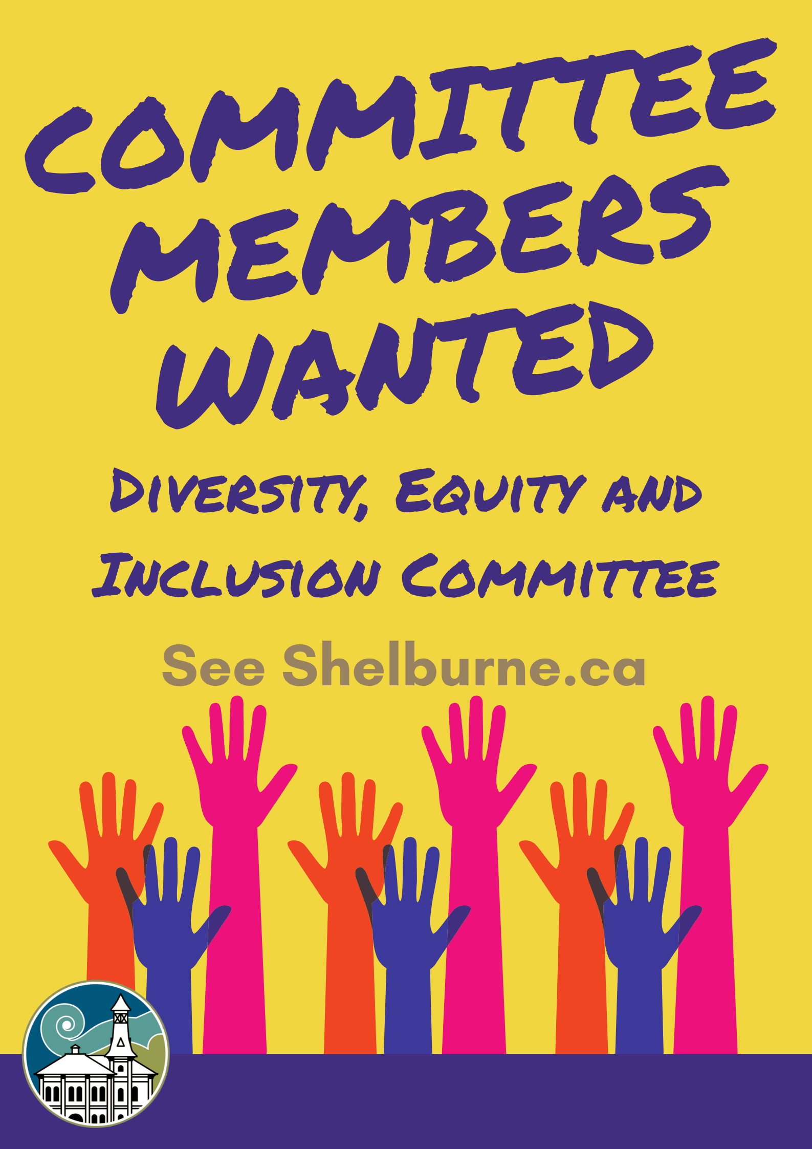 Committee members wanted - Diversity, Equity and Inclusion Committee