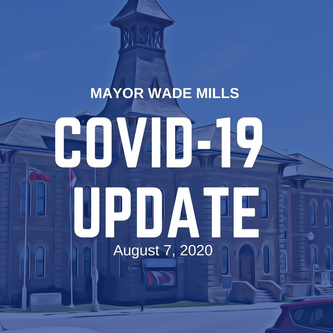 Mayor COVID 19 Update August 7, 2020