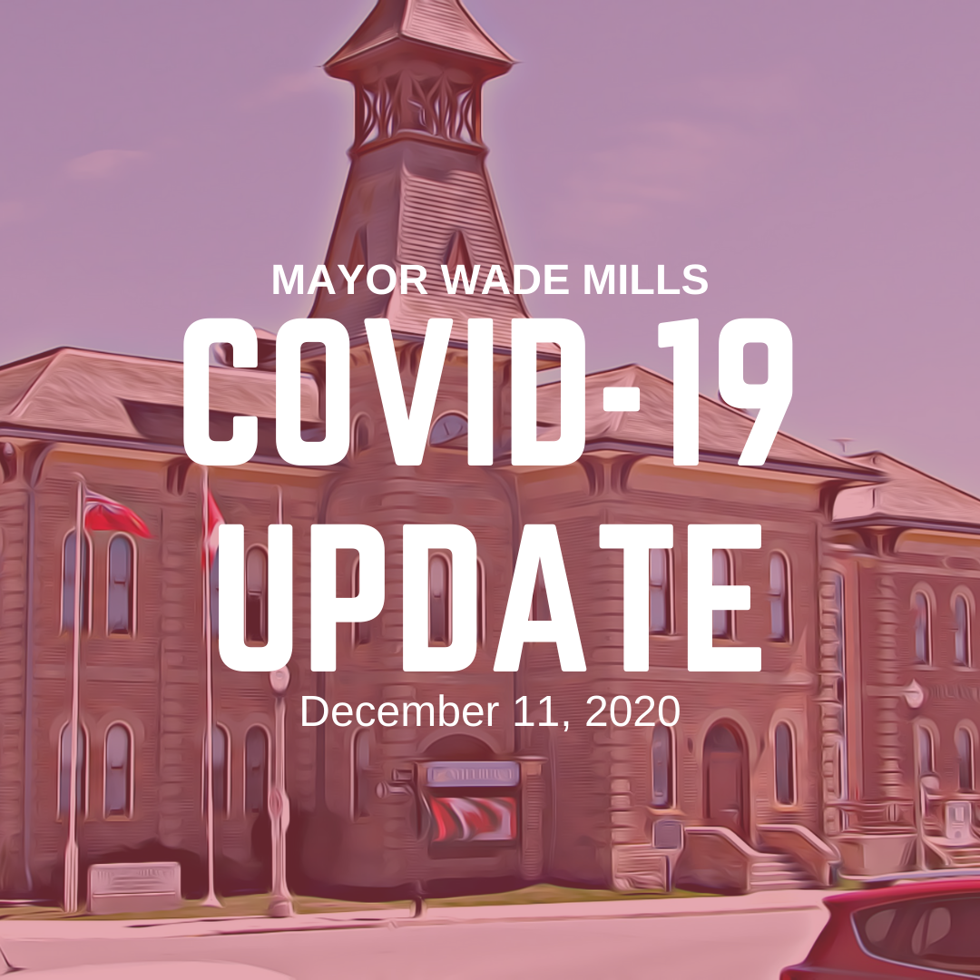 Mayor Wade Mills Covid 19 Update December 11, 2020
