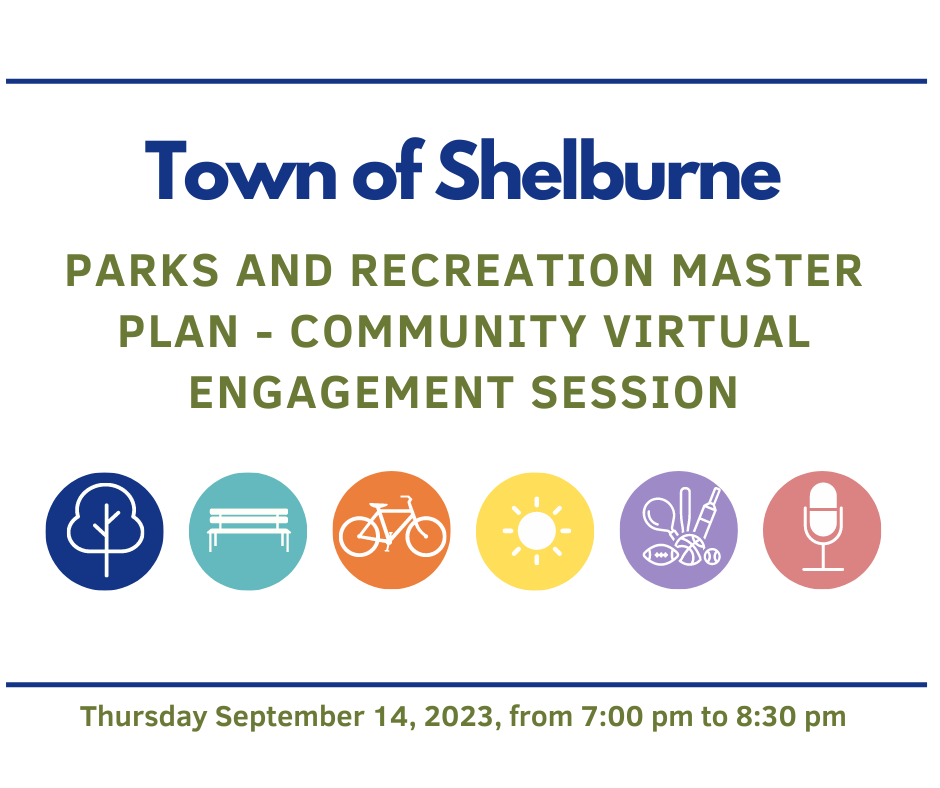 New Date - Parks and Recreation Master Plan - Community Virtual Engagement Session