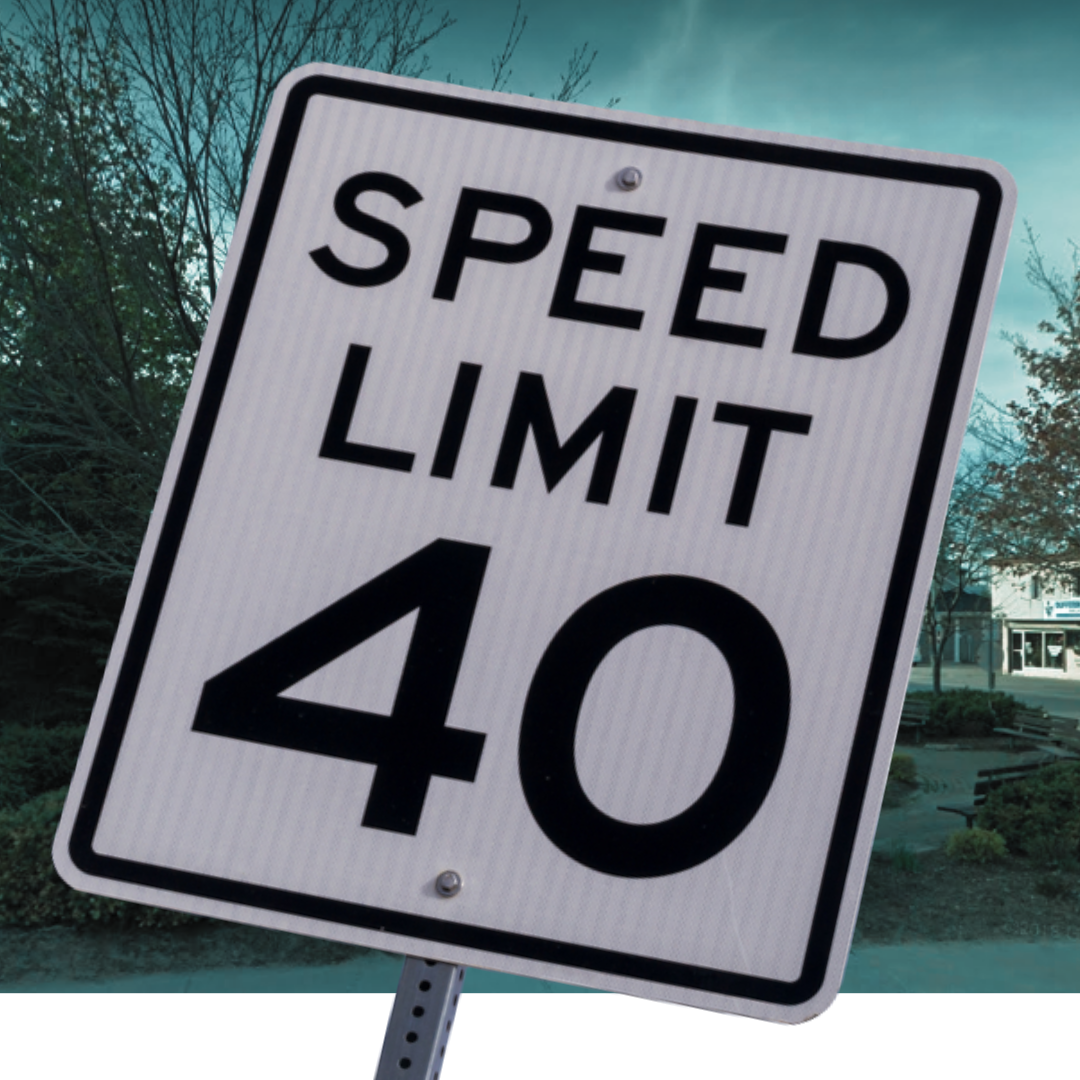 Speed Limit 40 km/h Town Wide