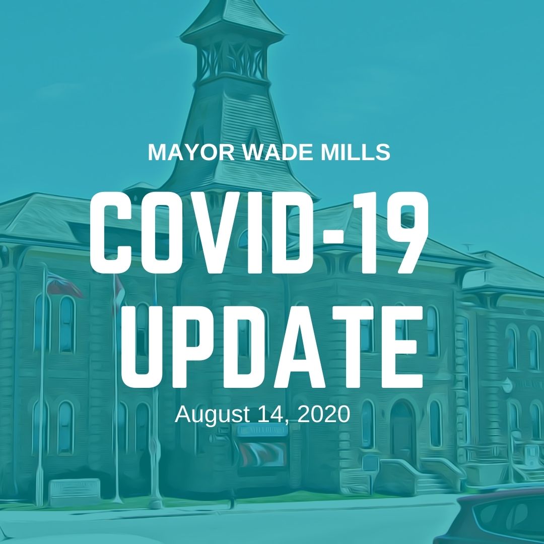 Mayor Covid 19 update August 14, 2020