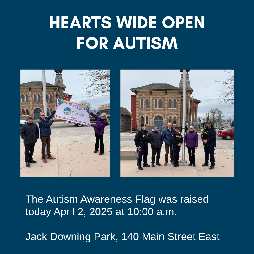 Autism Awareness Flag Raising April 2024