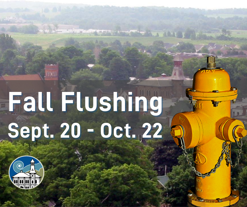 Fall Flushing September 20th to October 22nd