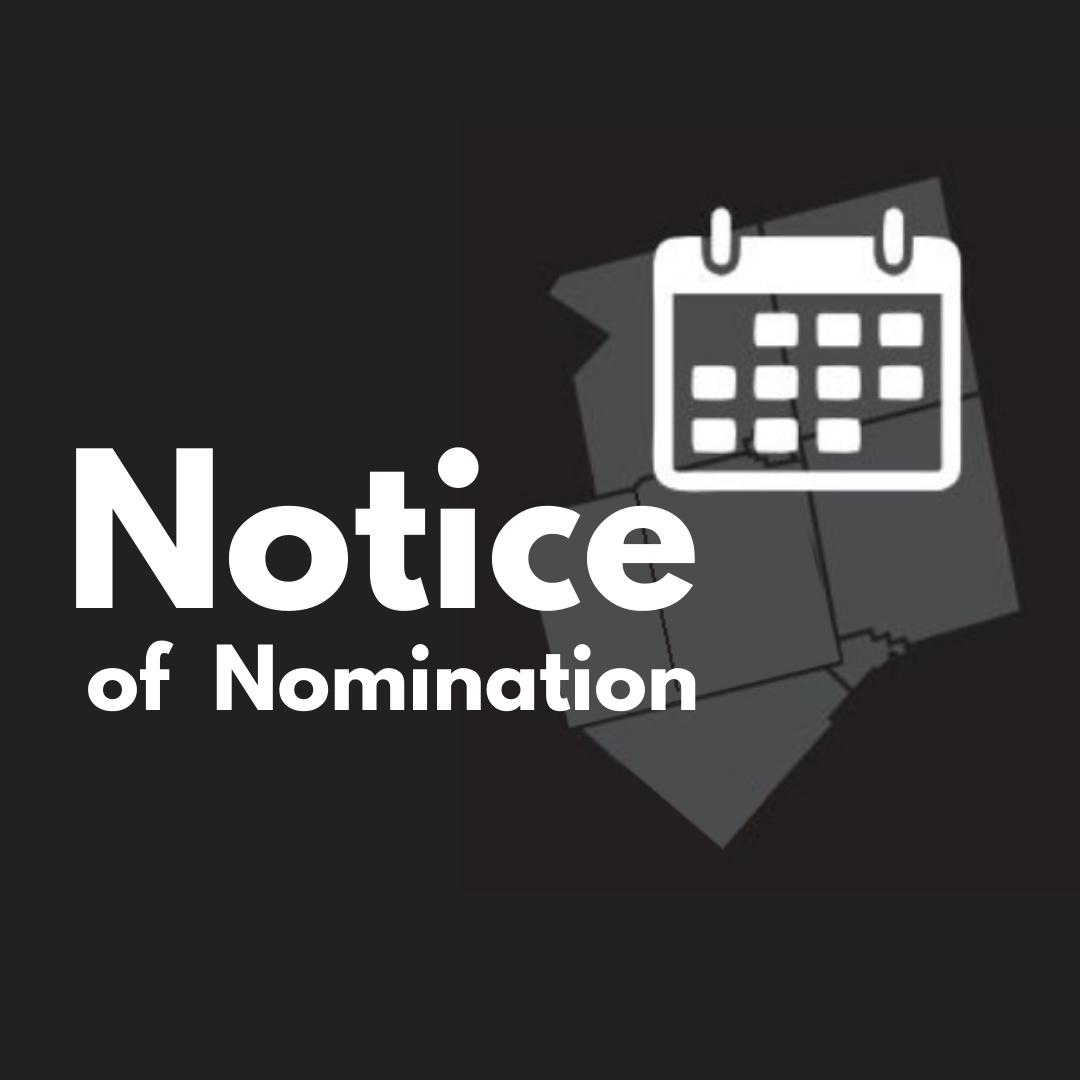 Notice of Nomination period