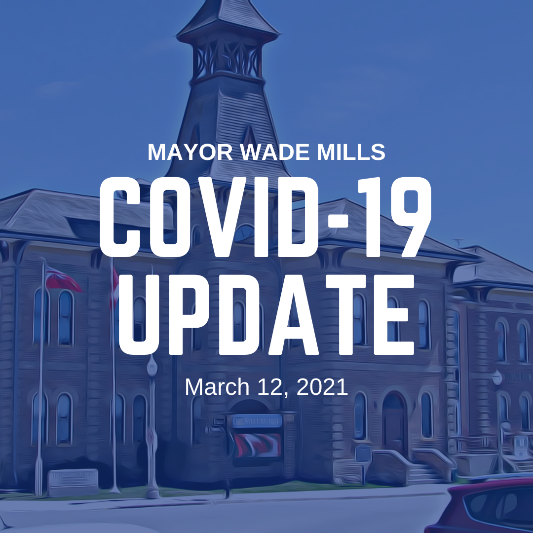 Mayor Covid 19 update March 12, 2021