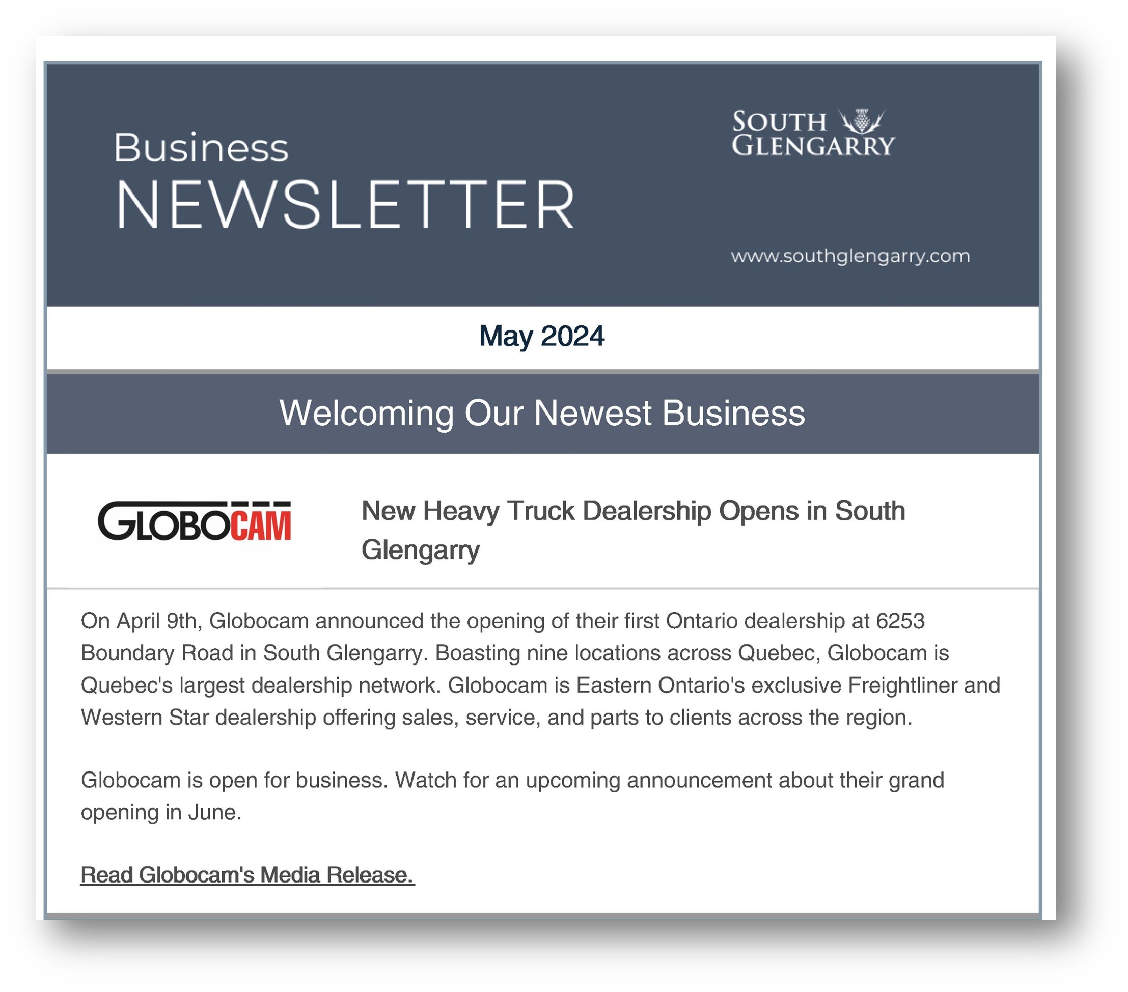 Business Newsletter -  May 2024