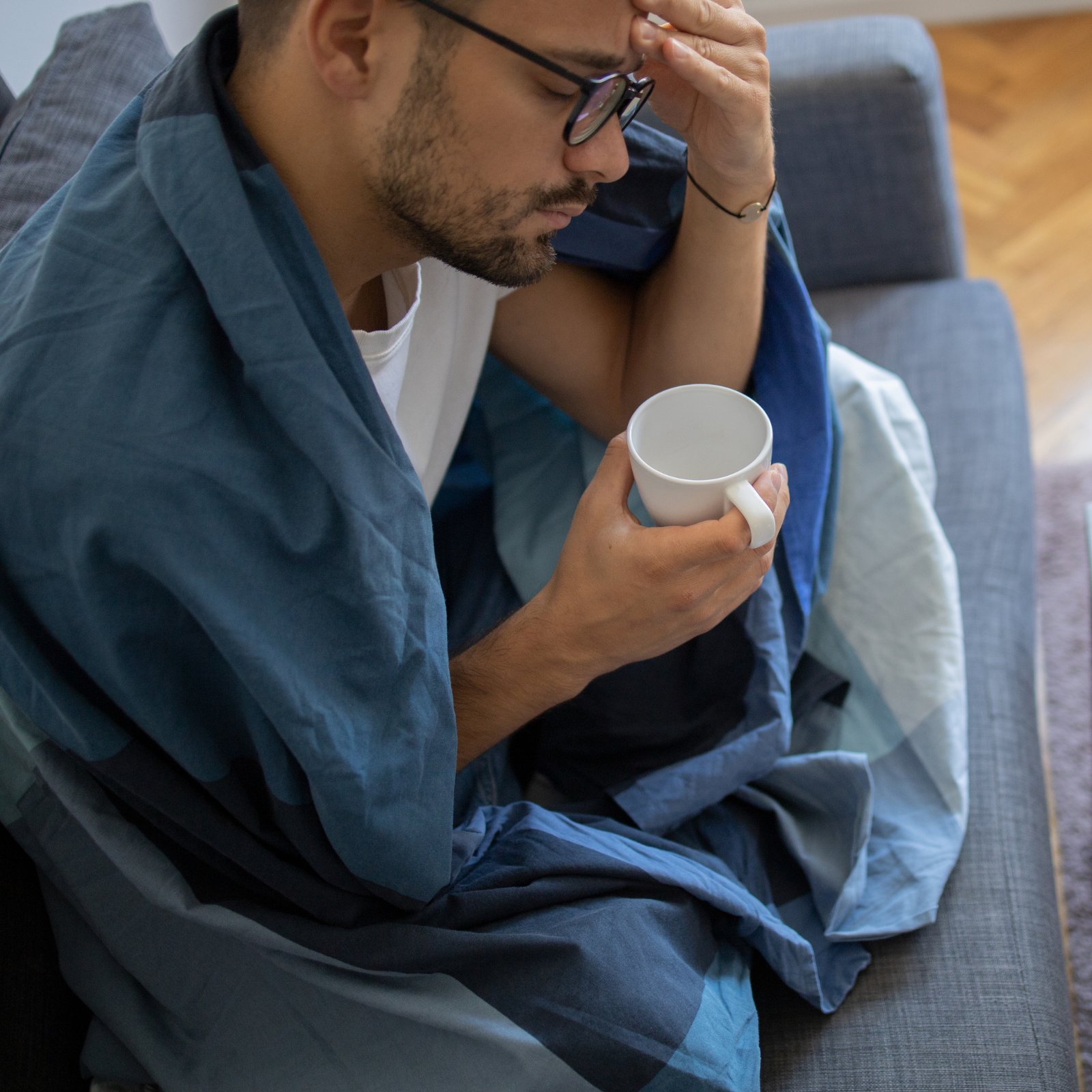 A person who is not feeling well