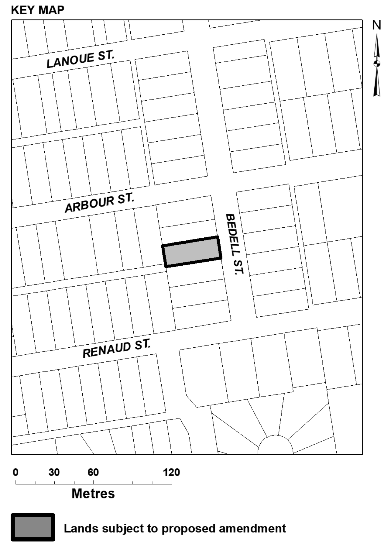 Key map for 1413 Bedell