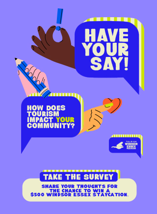 Have Your Say Tourism Survey Poster