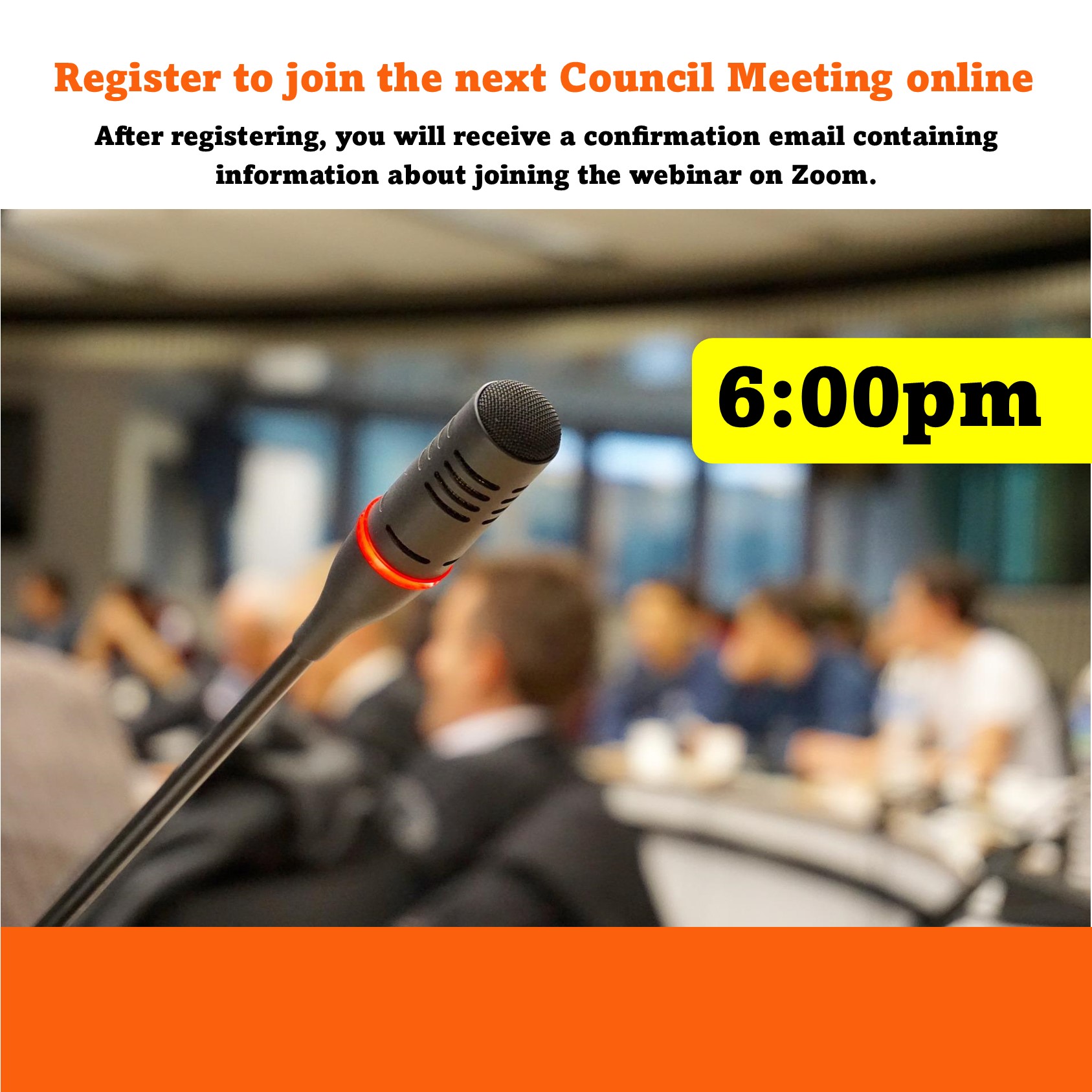 Join Council Meetings online